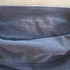 Lilac 3/4 Warmup Outdoor Voices Leggings